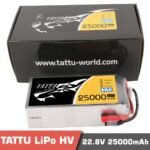 TATTU HV Battery 6S 25000mAh, 22.8v 10C - Image 2