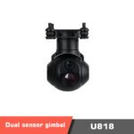 U818 Micro Prime Lens Dual Sensor Tracking Camera for Surveillance, Hawkeye Gimbal - Image 2