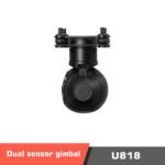 U818 Micro Prime Lens Dual Sensor Tracking Camera for Surveillance, Hawkeye Gimbal - Image 3