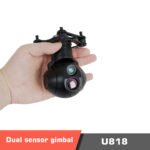 U818 Micro Prime Lens Dual Sensor Tracking Camera for Surveillance, Hawkeye Gimbal - Image 4