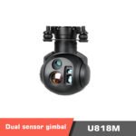 U818 Micro Prime Lens Dual Sensor Tracking Camera for Surveillance, Hawkeye Gimbal - Image 6