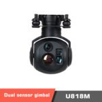 U818 Micro Prime Lens Dual Sensor Tracking Camera for Surveillance, Hawkeye Gimbal - Image 7