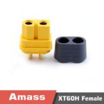 Amass XT60H plug with sheath version aircraft model 3.5mm gold-plated plug T plug connector - Image 3