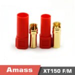 XT150-M/F Genuine Amass gold-plated plug 120A high current red black blue 6mm banana head pack of 5 pieces - Image 6