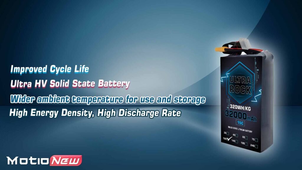 32000 12s. 3 - ultra hv battery 12s 32000mah 320wh/kg energy density 15c discharge rate - motionew - 3