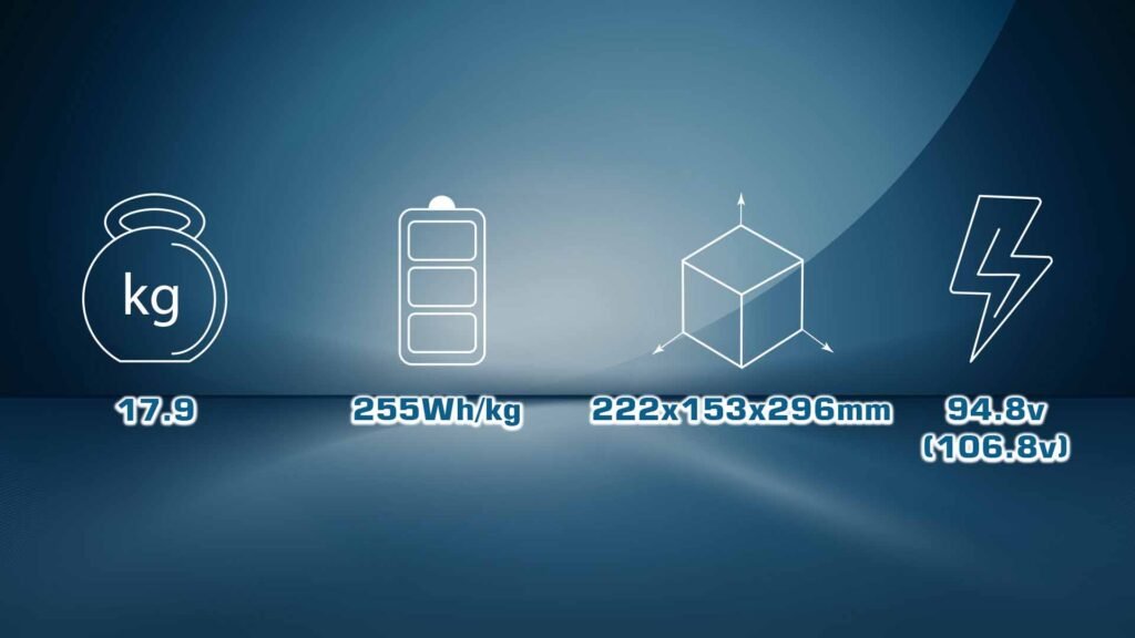 46000 24s. 2 - ultra hv battery 24s 46000mah 255wh/kg energy density 20c discharge rate - motionew - 2