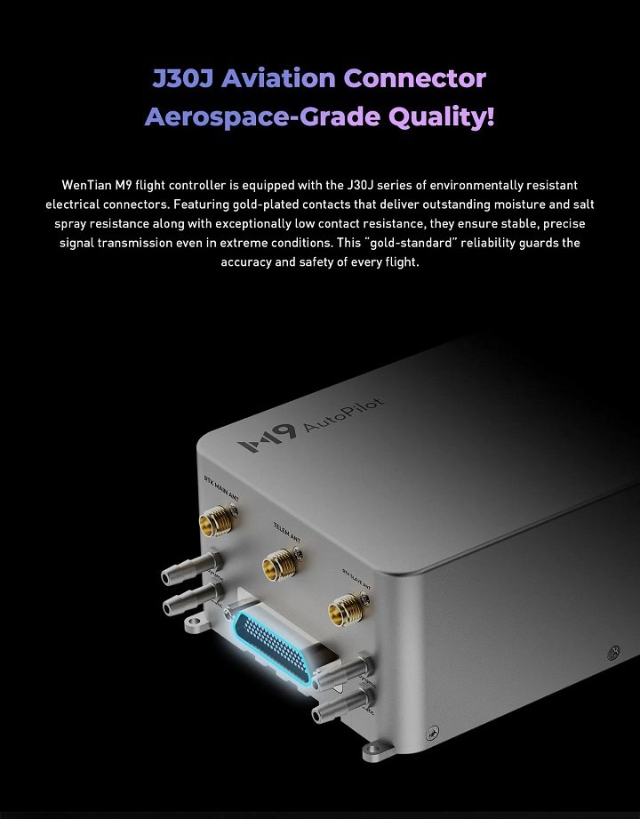 J30j aviation connector flight controller