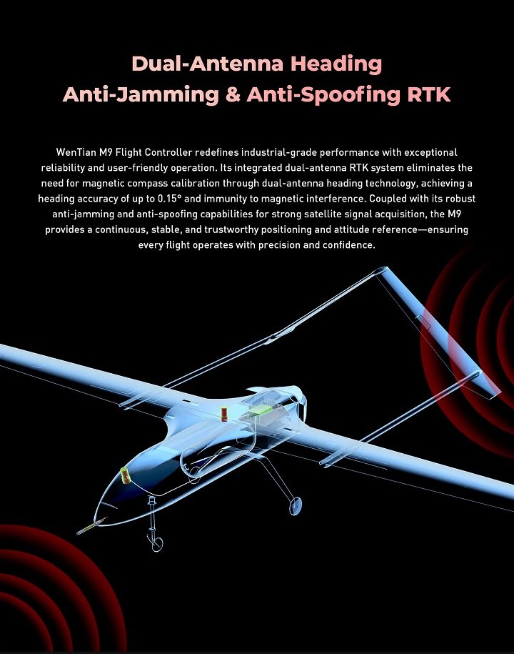 Dual antenna rtk heading system